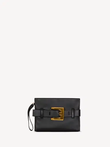 Balmain Anthem smooth leather clutch | Thumbnail 3 Balmain Anthem smooth leather clutch | Thumbnail 3