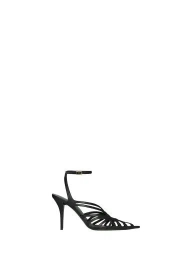 Balmain Smooth leather Cage sandals | Thumbnail 1 Balmain Smooth leather Cage sandals | Thumbnail 1