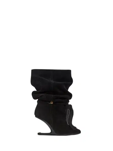 Balmain No Wedge suede leather ankle boots with tassel | Thumbnail 1 Balmain No Wedge suede leather ankle boots with tassel | Thumbnail 1