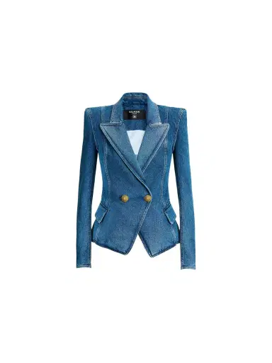 Balmain Denim 2-button jacket | Thumbnail 1 Balmain Denim 2-button jacket | Thumbnail 1
