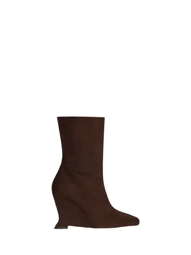 Wedge ankle boots in suede Wedge ankle boots in suede