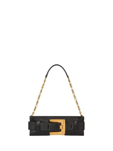 Balmain Anthem calfskin leather clutch | Thumbnail 1 Balmain Anthem calfskin leather clutch | Thumbnail 1