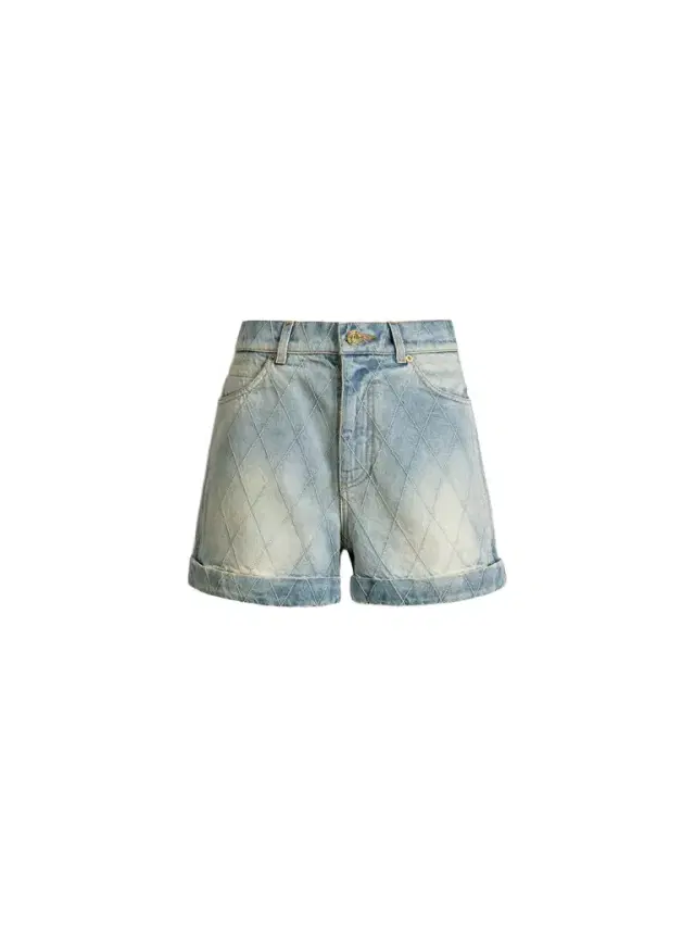 Topstitched denim shorts Topstitched denim shorts