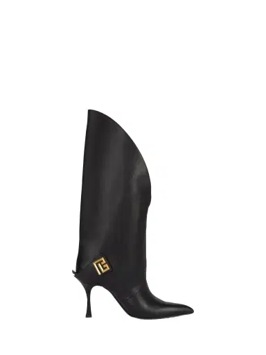 Balmain Twist heeled leather boots | Thumbnail 1 Balmain Twist heeled leather boots | Thumbnail 1