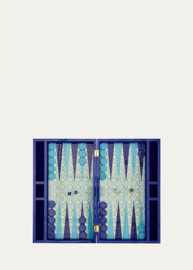 Jonathan Adler Basketweave Backgammon Set | Thumbnail 2 Jonathan Adler Basketweave Backgammon Set | Thumbnail 2