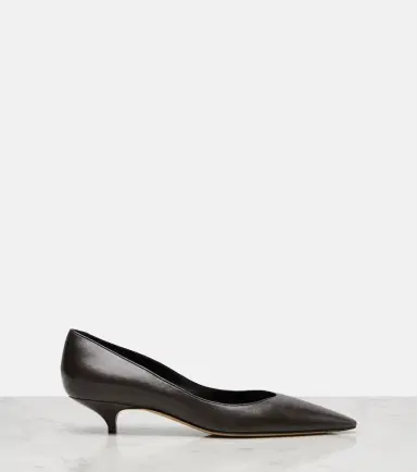 The Row Liisa Two leather pumps | Thumbnail 2 The Row Liisa Two leather pumps | Thumbnail 2