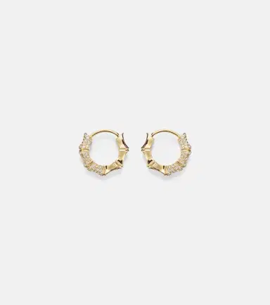 STONE AND STRAND 14kt gold earrings with diamonds | Thumbnail 4 STONE AND STRAND 14kt gold earrings with diamonds | Thumbnail 4