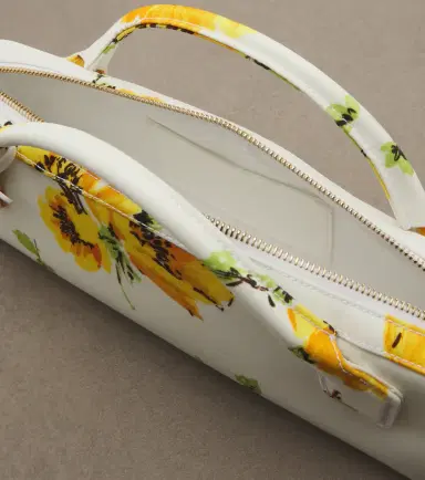 Alaïa Alaïa Le Teckel floral top-handle bag | Thumbnail 2 Alaïa Alaïa Le Teckel floral top-handle bag | Thumbnail 2