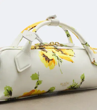 Alaïa Alaïa Le Teckel floral top-handle bag | Thumbnail 4 Alaïa Alaïa Le Teckel floral top-handle bag | Thumbnail 4