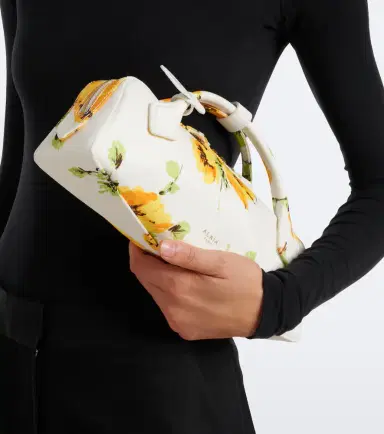 Alaïa Alaïa Le Teckel floral top-handle bag | Thumbnail 5 Alaïa Alaïa Le Teckel floral top-handle bag | Thumbnail 5