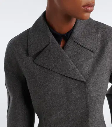 Jil Sander Double-breasted virgin wool coat | Thumbnail 2 Jil Sander Double-breasted virgin wool coat | Thumbnail 2
