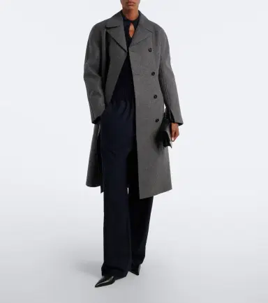 Jil Sander Double-breasted virgin wool coat | Thumbnail 6 Jil Sander Double-breasted virgin wool coat | Thumbnail 6