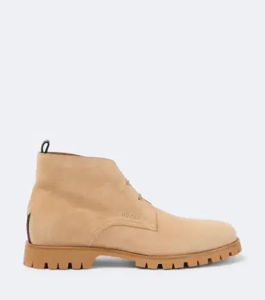 Gucci Web Stripe suede desert boots | Thumbnail 5 Gucci Web Stripe suede desert boots | Thumbnail 5