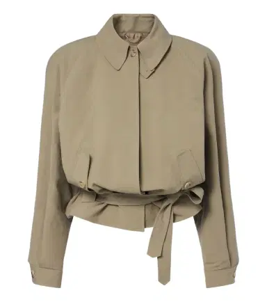 Magda Butrym Belted cotton jacket | Thumbnail 1 Magda Butrym Belted cotton jacket | Thumbnail 1