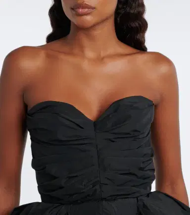 Magda Butrym Draped wool bustier dress | Thumbnail 4 Magda Butrym Draped wool bustier dress | Thumbnail 4