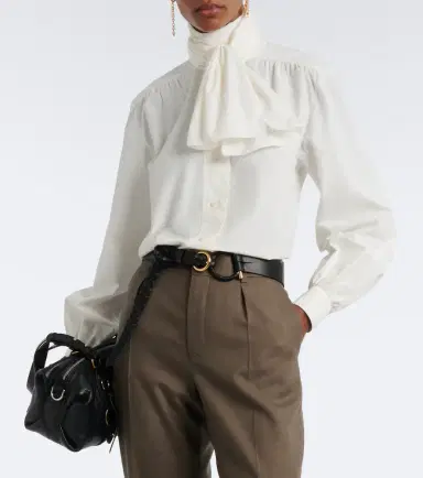 Ralph Lauren Collection Scarf-detail blouse | Thumbnail 2 Ralph Lauren Collection Scarf-detail blouse | Thumbnail 2