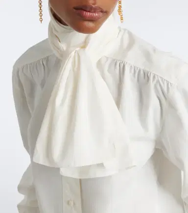 Ralph Lauren Collection Scarf-detail blouse | Thumbnail 6 Ralph Lauren Collection Scarf-detail blouse | Thumbnail 6