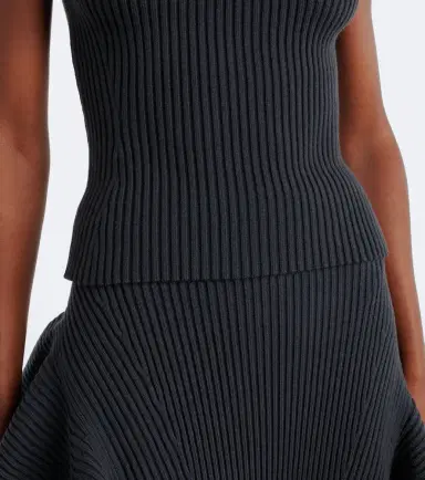 Alaïa Alaïa Ribbed-knit wool-blend turtleneck top | Thumbnail 2 Alaïa Alaïa Ribbed-knit wool-blend turtleneck top | Thumbnail 2