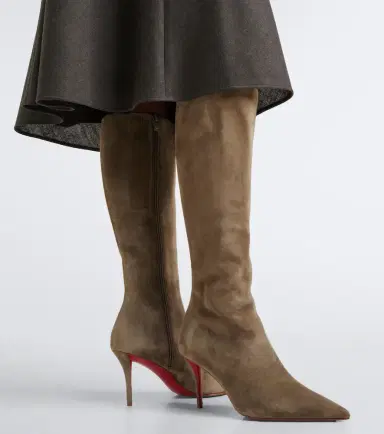 Christian Louboutin Miss Z suede knee-high boots | Thumbnail 6 Christian Louboutin Miss Z suede knee-high boots | Thumbnail 6