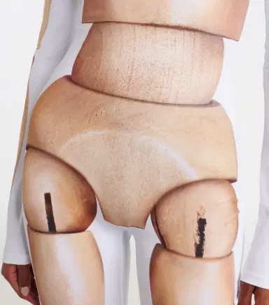 Jean Paul Gaultier Trompe l'ail jersey catsuit | Thumbnail 5 Jean Paul Gaultier Trompe l'ail jersey catsuit | Thumbnail 5