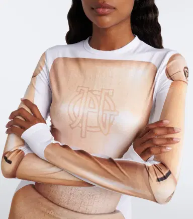 Jean Paul Gaultier Trompe l'ail jersey catsuit | Thumbnail 6 Jean Paul Gaultier Trompe l'ail jersey catsuit | Thumbnail 6