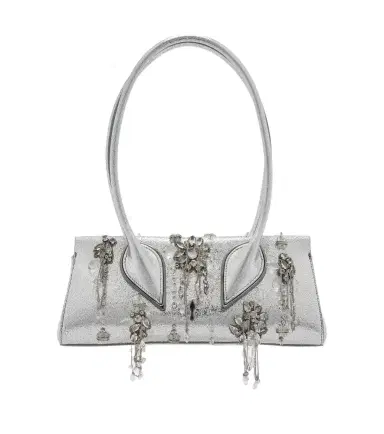 Christian Louboutin Venus Small embellished leather shoulder bag | Thumbnail 1 Christian Louboutin Venus Small embellished leather shoulder bag | Thumbnail 1