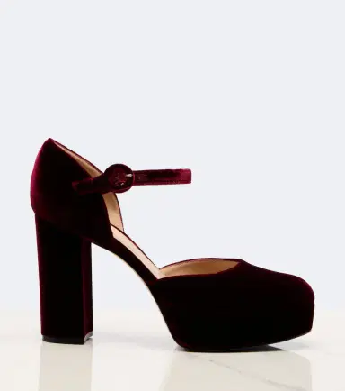 Gianvito Rossi Velvet platform pumps | Thumbnail 2 Gianvito Rossi Velvet platform pumps | Thumbnail 2