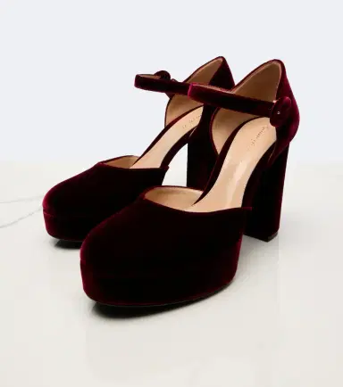 Gianvito Rossi Velvet platform pumps | Thumbnail 4 Gianvito Rossi Velvet platform pumps | Thumbnail 4