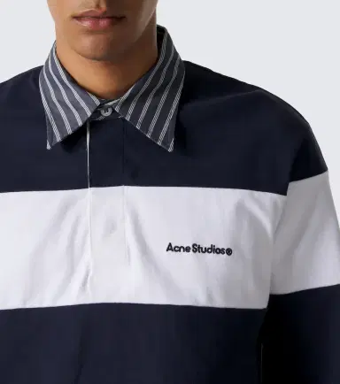 Acne Studios Cotton jersey polo sweater | Thumbnail 3 Acne Studios Cotton jersey polo sweater | Thumbnail 3