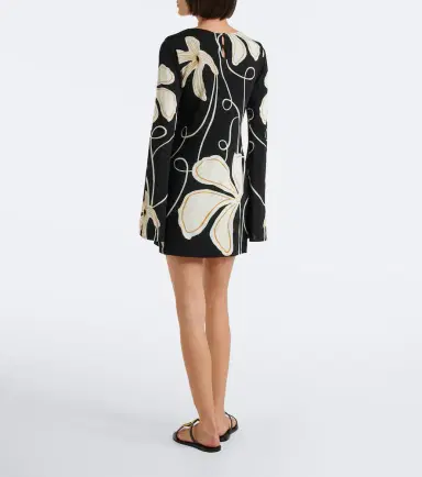 Cala de la Cruz Maisha floral minidress | Thumbnail 3 Cala de la Cruz Maisha floral minidress | Thumbnail 3