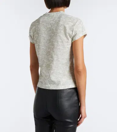 Gucci Lace printed cotton T-shirt | Thumbnail 2 Gucci Lace printed cotton T-shirt | Thumbnail 2