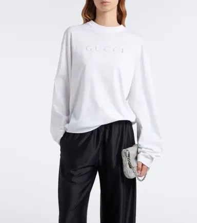 Gucci Logo cotton jersey T-shirt | Thumbnail 3 Gucci Logo cotton jersey T-shirt | Thumbnail 3