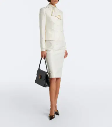 Gucci Silk faille pencil skirt | Thumbnail 6 Gucci Silk faille pencil skirt | Thumbnail 6