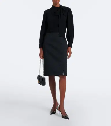 Gucci GG jacquard pencil skirt | Thumbnail 2 Gucci GG jacquard pencil skirt | Thumbnail 2