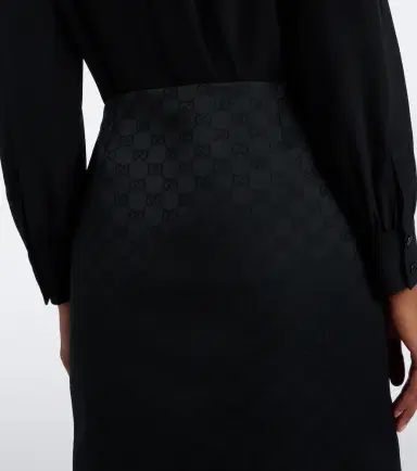 Gucci GG jacquard pencil skirt | Thumbnail 3 Gucci GG jacquard pencil skirt | Thumbnail 3