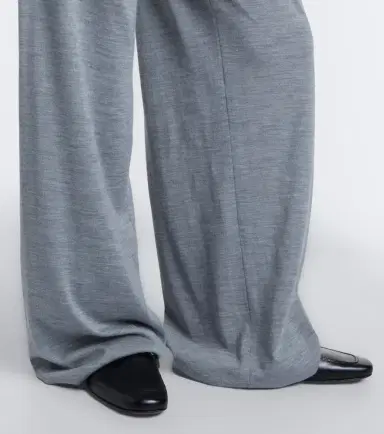Gucci Wool and silk wide-leg pants | Thumbnail 6 Gucci Wool and silk wide-leg pants | Thumbnail 6