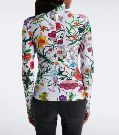 Gucci Flora printed jersey top | Thumbnail 6 Gucci Flora printed jersey top | Thumbnail 6
