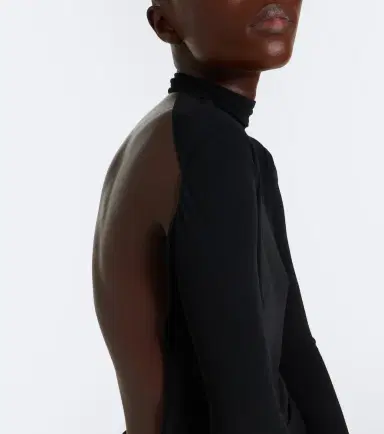 Gucci Open-back crêpe jersey maxi dress | Thumbnail 3 Gucci Open-back crêpe jersey maxi dress | Thumbnail 3