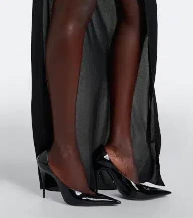 Gucci Open-back crêpe jersey maxi dress | Thumbnail 7 Gucci Open-back crêpe jersey maxi dress | Thumbnail 7