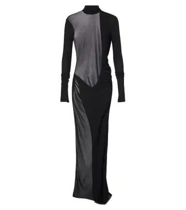 Gucci Open-back crêpe jersey maxi dress | Thumbnail 1 Gucci Open-back crêpe jersey maxi dress | Thumbnail 1