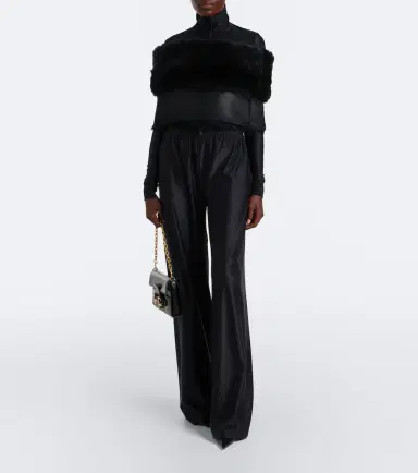 Gucci Silk-blend zip-up top | Thumbnail 2 Gucci Silk-blend zip-up top | Thumbnail 2