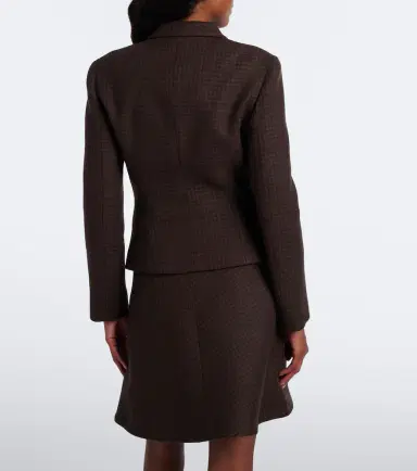 Gucci Houndstooth wool-blend blazer | Thumbnail 4 Gucci Houndstooth wool-blend blazer | Thumbnail 4