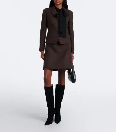 Gucci Houndstooth wool-blend blazer | Thumbnail 5 Gucci Houndstooth wool-blend blazer | Thumbnail 5