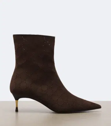 Gucci Bombshell GG laser-cut suede ankle boots | Thumbnail 2 Gucci Bombshell GG laser-cut suede ankle boots | Thumbnail 2