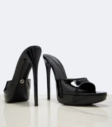 Gucci Julia patent leather platform sandals | Thumbnail 4 Gucci Julia patent leather platform sandals | Thumbnail 4