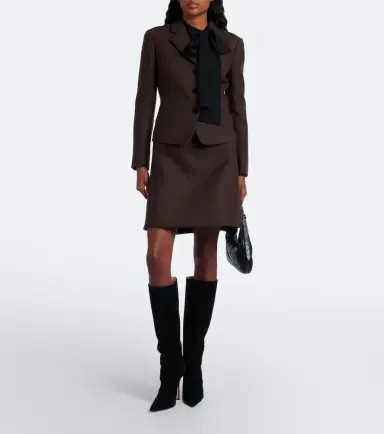 Gucci Checked wool-blend miniskirt | Thumbnail 5 Gucci Checked wool-blend miniskirt | Thumbnail 5