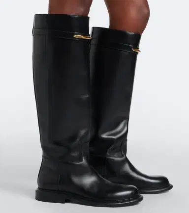 Givenchy Pinch embellished leather knee-high boots | Thumbnail 2 Givenchy Pinch embellished leather knee-high boots | Thumbnail 2