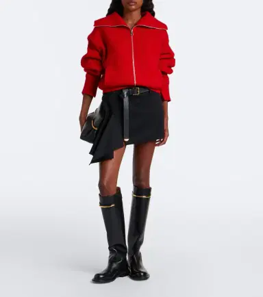 Givenchy Pinch embellished leather knee-high boots | Thumbnail 3 Givenchy Pinch embellished leather knee-high boots | Thumbnail 3