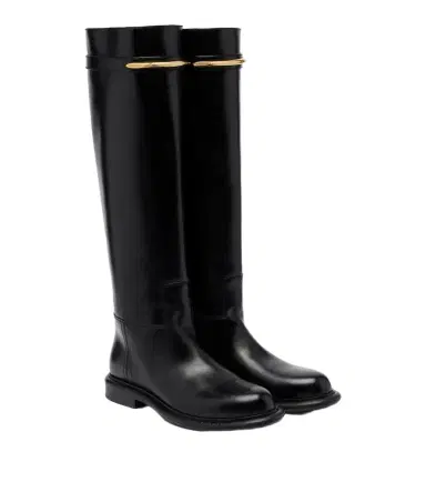 Givenchy Pinch embellished leather knee-high boots | Thumbnail 1 Givenchy Pinch embellished leather knee-high boots | Thumbnail 1
