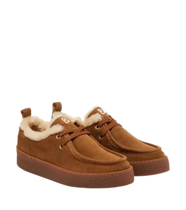Lucerne shearling-lined suede sneakers Lucerne shearling-lined suede sneakers